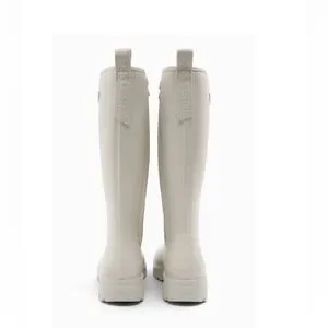 未使用　ZARA ×TRETORN  FLAT RAIN BOOTS New With Tags X ZARA TRETORN Flat Rain Ankle Boots White
